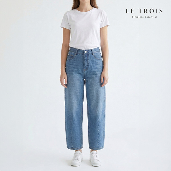 [런칭가49,000원]26SS 르투아 NEW 배럴 데님팬츠 1종