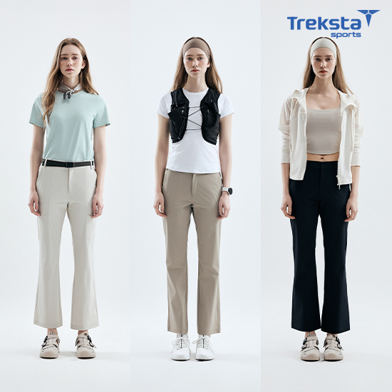 [Treksta]스포츠 26SS 여성 올테크 냉감 팬츠 3종 + 벨트 세트