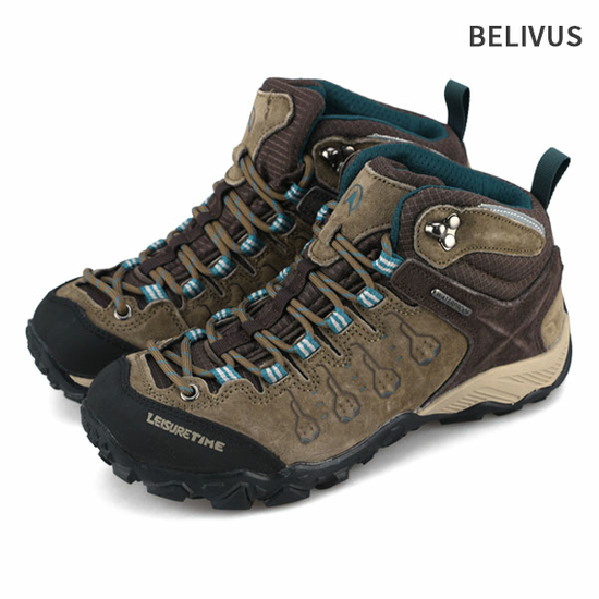 빌리버스 남자 트레킹화 BM388 가죽 충격흡수 등산화