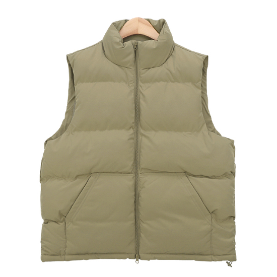 스콰즈 패딩조끼 SRAT032 6COLOR 오버핏 베이직패딩 베스트 겨울집업점퍼