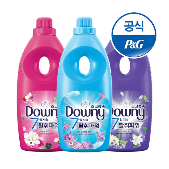  다우니 초고농축 섬유유연제 탈취파워 1Lx3