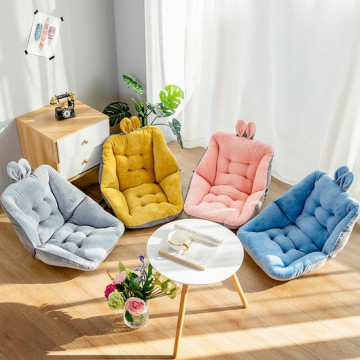 극세사 의자 등받이쿠션 사무실 허리 토끼 등쿠션 (HJJ-WBD3750)