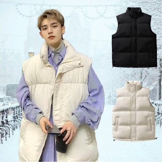 [오노마] ONM 겨울 필수아이템 패션 스포티캐주얼 오버핏 패딩 조끼