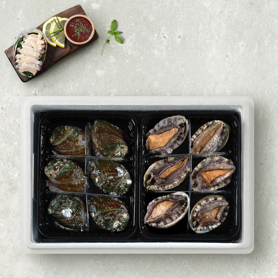 [완도전복] 명품 동백세트 참전복 1.64kg 내외 (91gx18마리)