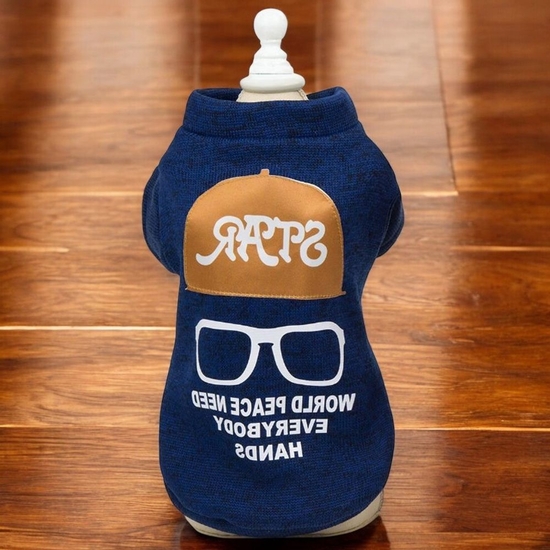 게더릭 겨울 가디건 애견옷 XXL 블루 (WFG3CUP)