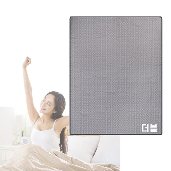한빛 숨쉬는 보일러 온수매트 그레이 더블