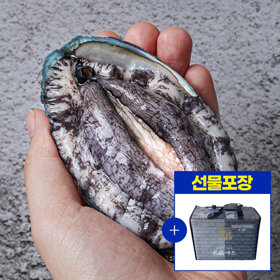 [마녀바스켓] (선물포장세트) 국내산 해남 완도 활전복 프리미엄 1kg(7~9미)+전복칼