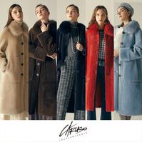 KT알파쇼핑 단독! 디자이너 브랜드 21년 FW 신상 카루소 사가폭스 양모 롱코트 1종