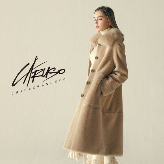 KT알파쇼핑 단독! 디자이너 브랜드 21년 FW 신상 카루소 사가폭스 양모 롱코트 1종 크게보기