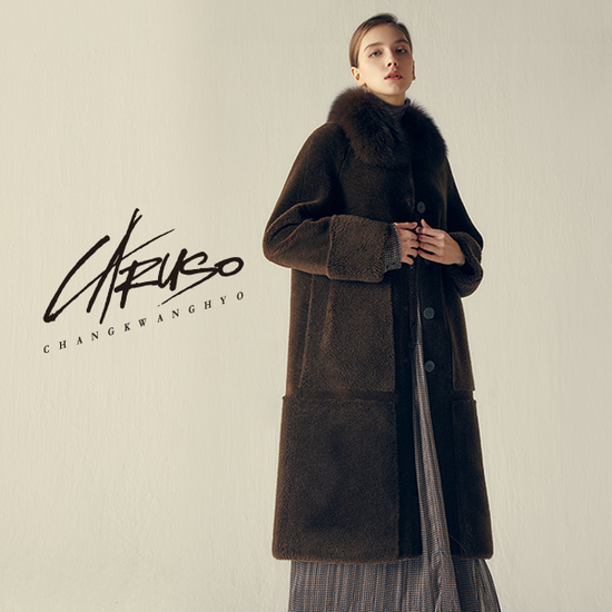 KT알파쇼핑 단독! 디자이너 브랜드 21년 FW 신상 카루소 사가폭스 양모 롱코트 1종 크게보기