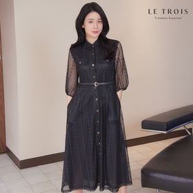 [LE TROIS]르투아 라셀레이스 프렌치 드레스 2보기