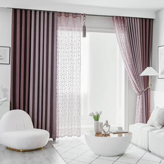 지나송 아멜리아 자수 암막커튼 특대형 크게보기