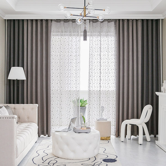 지나송 아멜리아 자수 암막커튼 특대형 크게보기