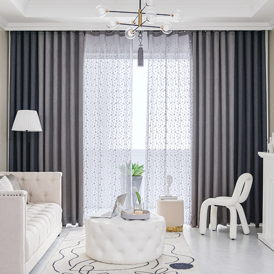 지나송 아멜리아 자수 암막커튼 특대형 크게보기