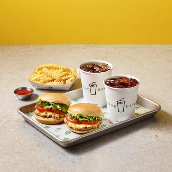 [기프티쇼] 쉐이크쉑 쉑버거 2개+프라이+소다(S) 2잔