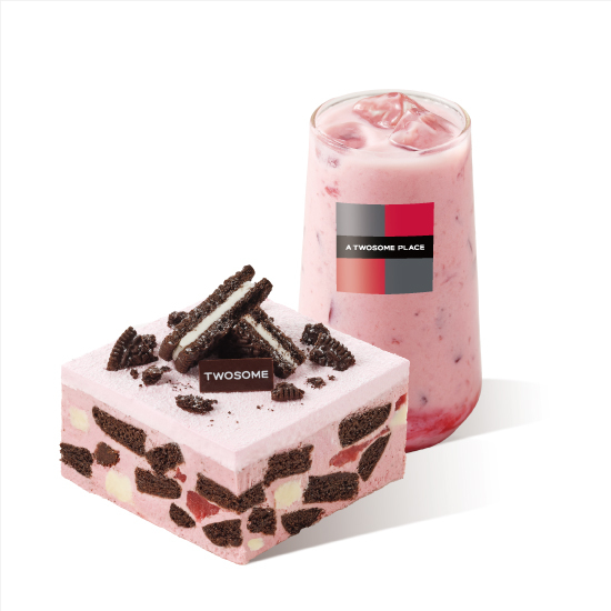 [기프티쇼] 투썸플레이스 떠먹는 베리 쿠키 아박+딸기 연유 라떼(R)