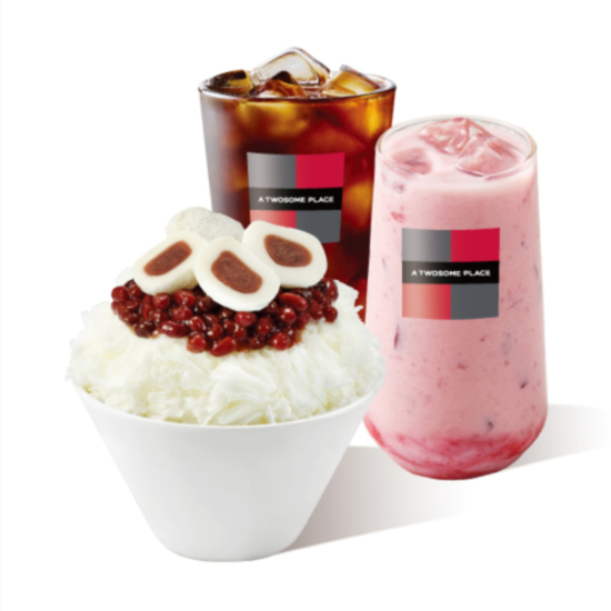 [기프티쇼] 투썸플레이스 우리 팥 빙수+딸기 연유 라떼(R)+아메리카노(R)
