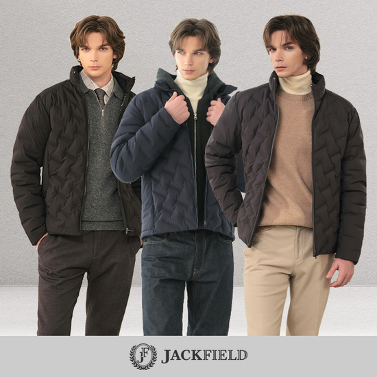 잭필드 남성 프라우덴 덕다운 기모 패딩