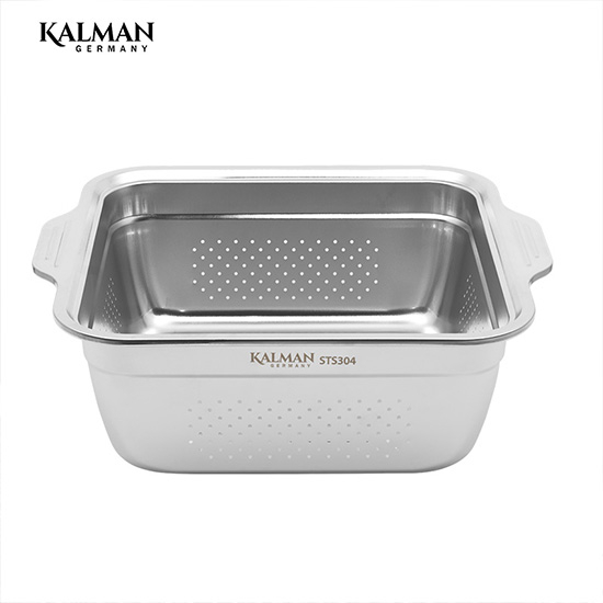 칼만 스텐큐브 특대형 타공 바스켓