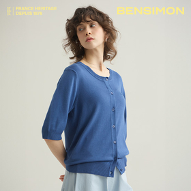 벤시몽 25SS 여성 반팔 니트 가디건 SET4보기