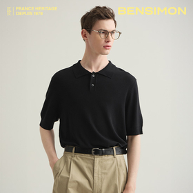 벤시몽 25SS 남성 반팔 카라 니트 세트 2보기