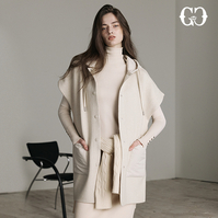 [GGPX] 25FW 패딩 블록 후디 케이프 1종