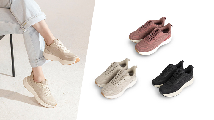 월드컵 25FW 여성용 아치쿠셔닝 워킹화 