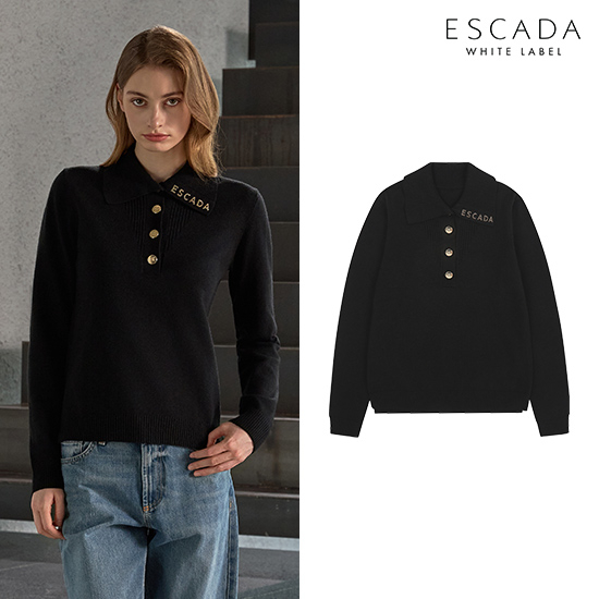 [수정샵]에스까다 25FW 울 블렌디드 니트 크게보기