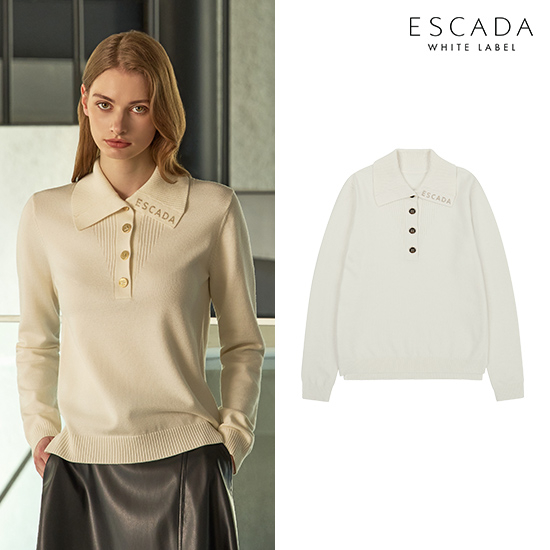 [수정샵]에스까다 25FW 울 블렌디드 니트 크게보기