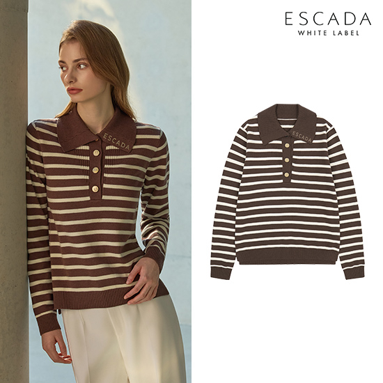 [수정샵]에스까다 25FW 울 블렌디드 니트 크게보기