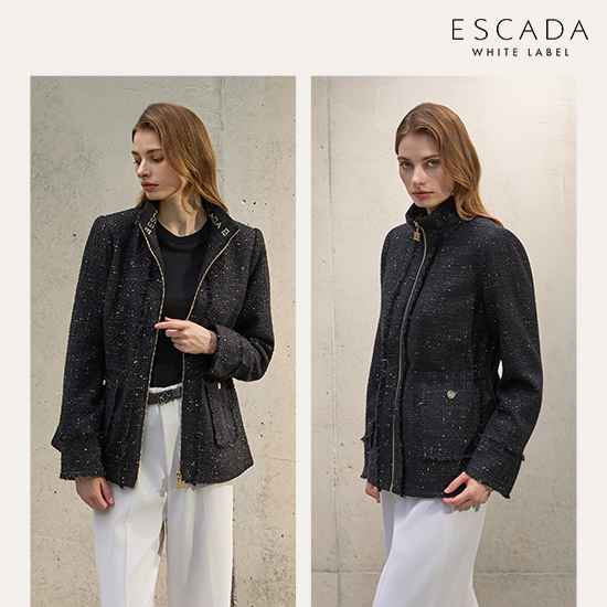 [수정샵]에스까다 25FW 트위드 재킷 크게보기
