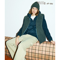 [밀라]25FW 셰르파 오리털 패딩베스트(남성)