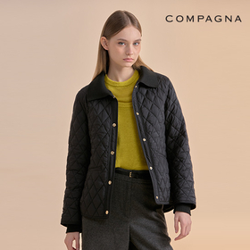 [꼼빠니아] 25FW 울니트 카라 퀼팅 자켓 2보기