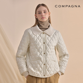 [꼼빠니아] 25FW 울니트 카라 퀼팅 자켓 3보기