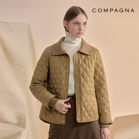 [꼼빠니아] 25FW 울니트 카라 퀼팅 자켓 4보기