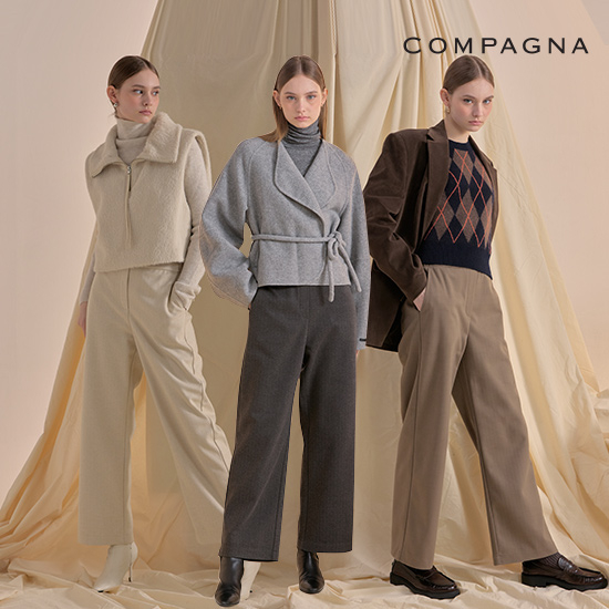 [꼼빠니아] 25FW 헤링본 기모팬츠3종