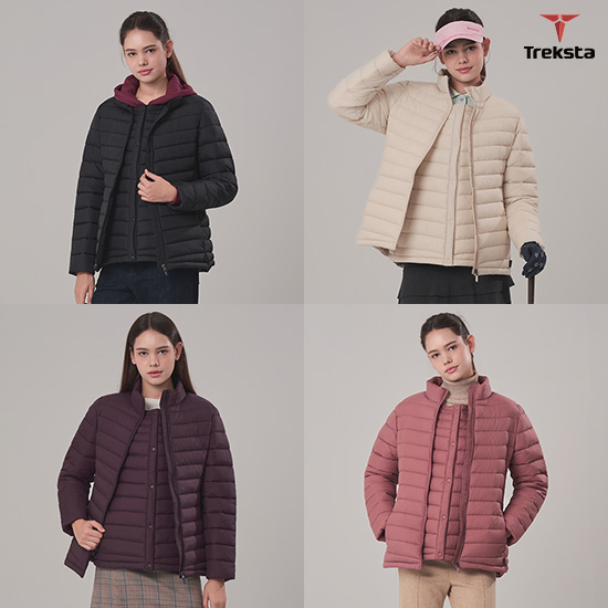 [방송에서만혜택]트렉스타 25FW 여성 경량패딩+베스트 2종 세트  크게보기