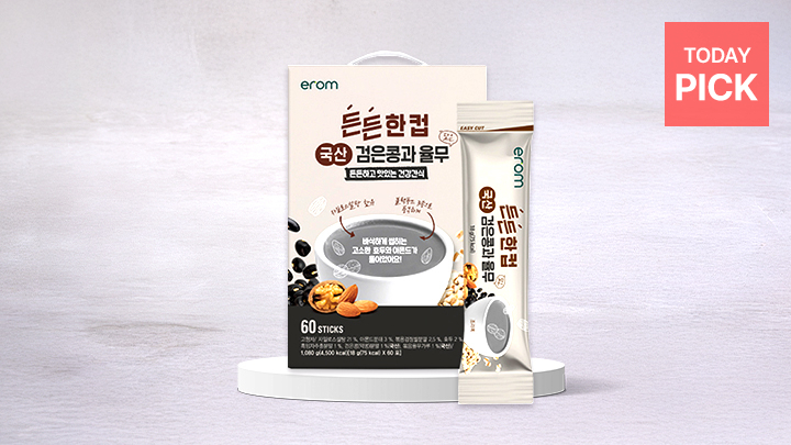 [1포 248원]이롬 든든한컵 검은콩과 율무 1박스(60입)_임박특가_2026년3월