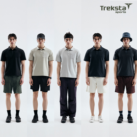 [Treksta]스포츠 남성 에어쿨모션 카라셔츠 5종 세트