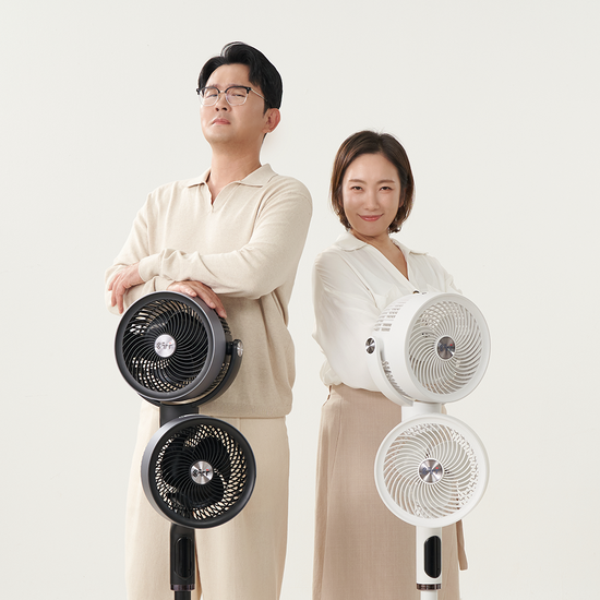 2대효과!윤형빈정경미추천★킵더핏 듀얼 에어 서큘레이터 [색상 택1]