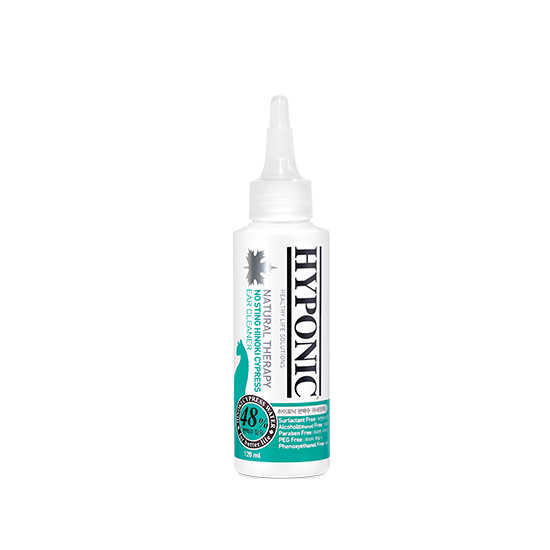 [하이포닉] 편백수 귀세정제 (고양이용) 120ml 크게보기