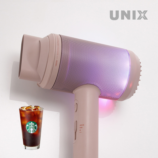 유닉스 오브제 LED 헤어 드라이기 추천 UN-B1919 인디핑크 크게보기
