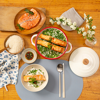 파뷔에 항균도마+법랑냄비 5종세트