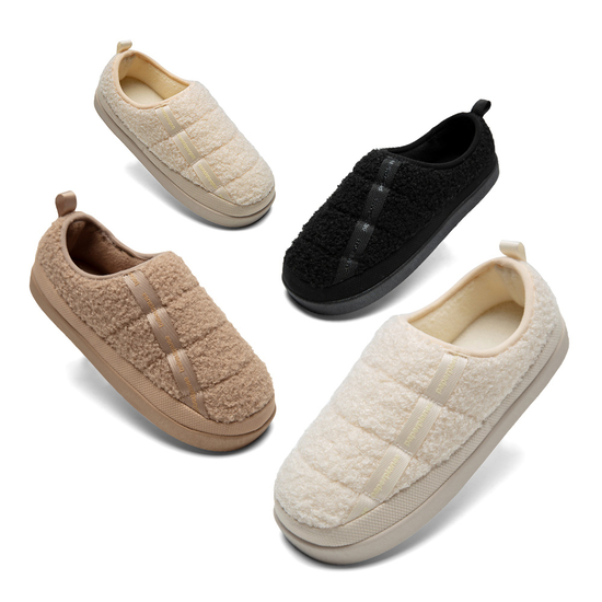 [페이퍼플레인] 겨울 보아털 뽀글이 패딩슬립온 PP1566