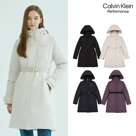 [24FW 신상]CK 퍼포먼스 여성 헤비다운 코트 크게보기