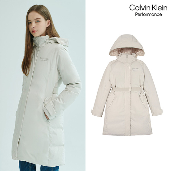 [24FW 신상]CK 퍼포먼스 여성 헤비다운 코트 크게보기
