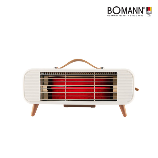 보만 레트로 원적외선 캠핑 전기난로 히터 1구 IEH1031W