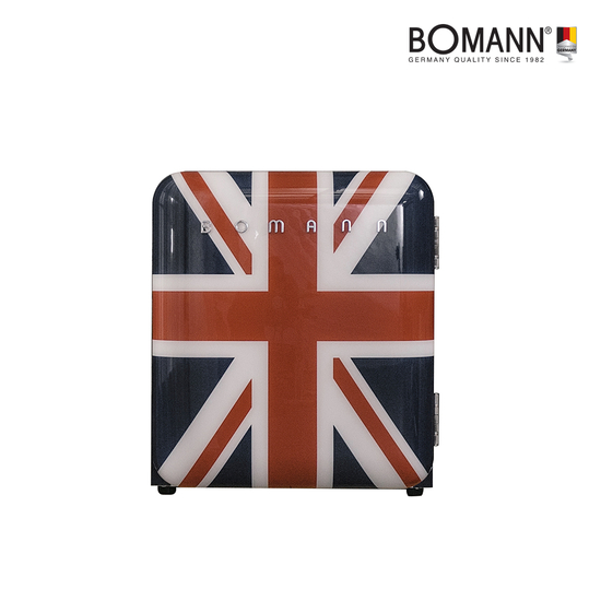 보만 레트로 원룸 미니 냉장고 44L 유니언 잭 KS2043