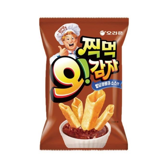 [오리온] 오감자 찍먹 양념바베큐 75g 12개