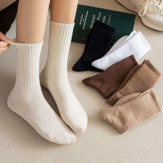 삭스 교복양말 중목 학생 골지 크게보기